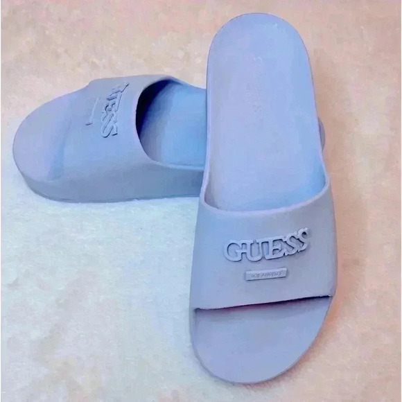 Guess Women’s Sky Blue  Fashion Slides - Picture 5 of 5